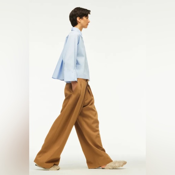 NEW ZARA Pleated Wool Pants Limited Edition - Picture 5 of 13